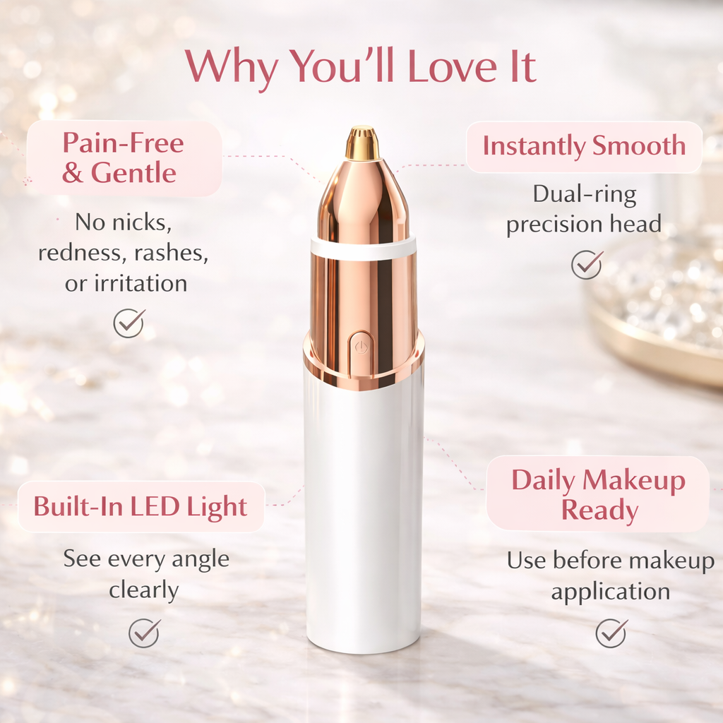 ‌Seluna™ SilkGlow Facial Hair Remover - Wave 2.0